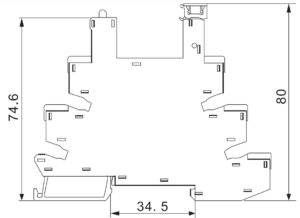 Relay socket structure diagram
